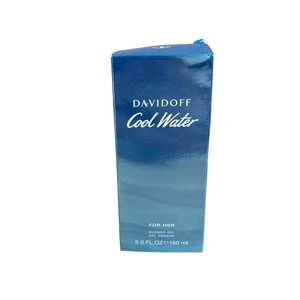 Davidoff Cool Water For Her Shower Gel Women Fresh Aquatic 5.0 fl oz Boxed